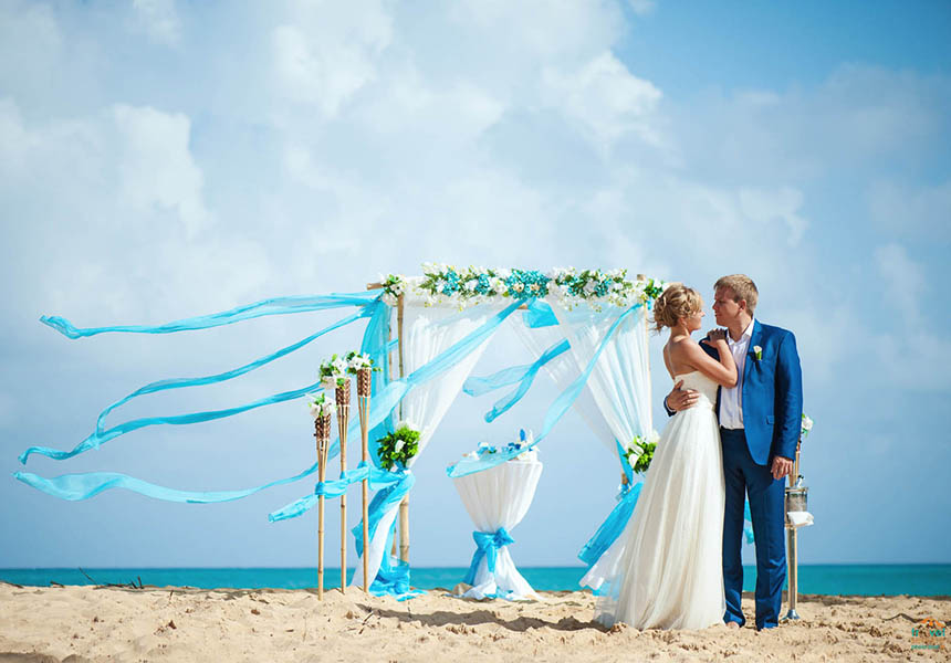 Свадьба на пляже Maкao #1